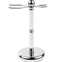 Parker Shaving Deluxe Chrome 2 Prong Shave Stand