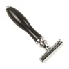 Parker Shaving Parker 111B - Black Resin Handle 3 Piece Safety Razor