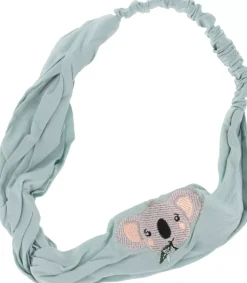 Parsa BeautyNature Kids Karlo Headband In Bamboo Viscose With Koala Mint