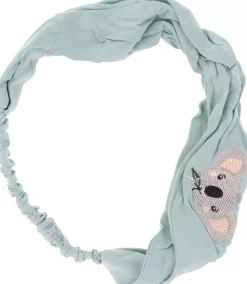 Parsa BeautyNature Kids Karlo Headband In Bamboo Viscose With Koala Mint