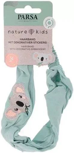 Parsa BeautyNature Kids Karlo Headband In Bamboo Viscose With Koala Apricot