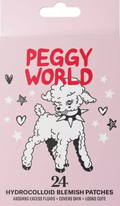 Peggy World Blemish Patches Stars and Hearts Black