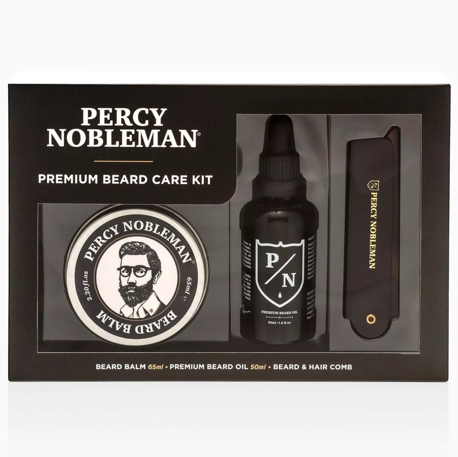 Percy Nobleman Premium Beard Care Kit