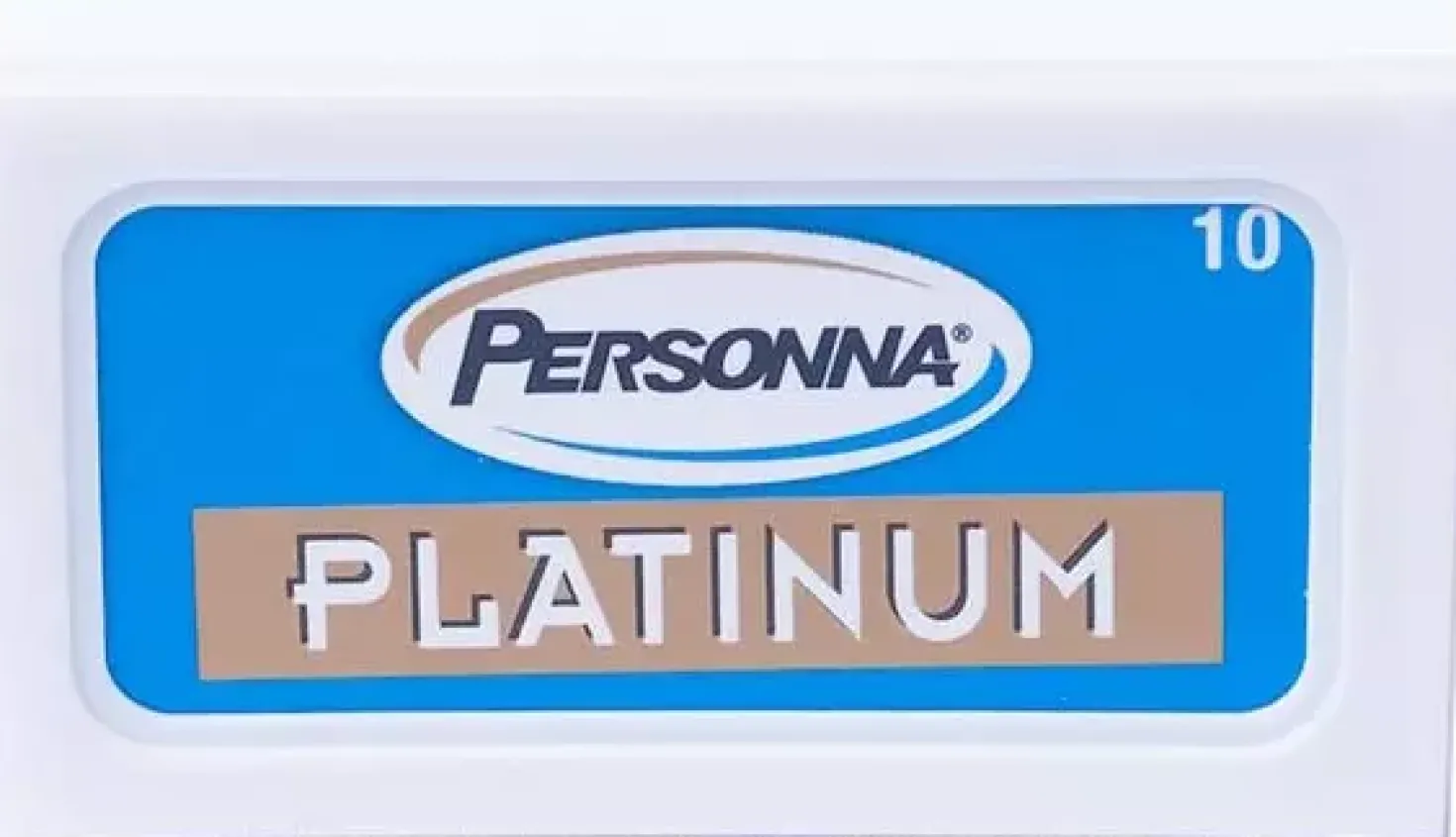 Personna Platinum Double Edge Razor Blades 10-Pack 10 stk