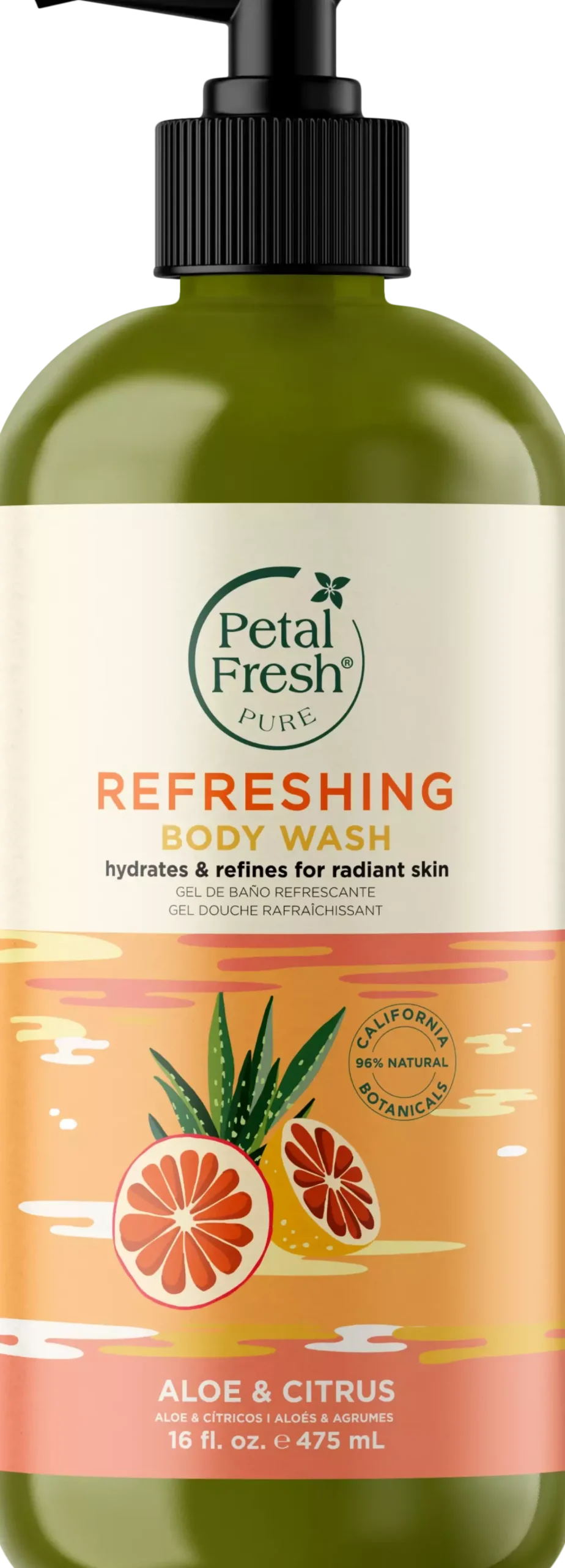 Petal FreshPure Aloe & Citrus Body Wash 473 ml