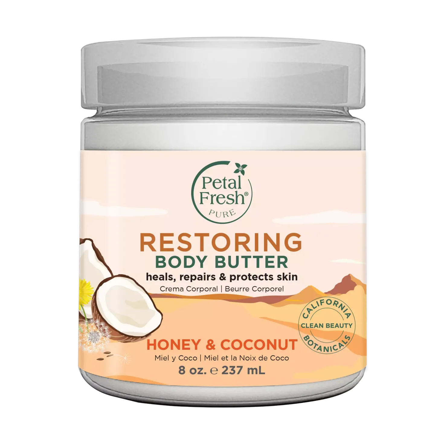 Petal FreshPure Honey & Coconut Body Butter 237 ml