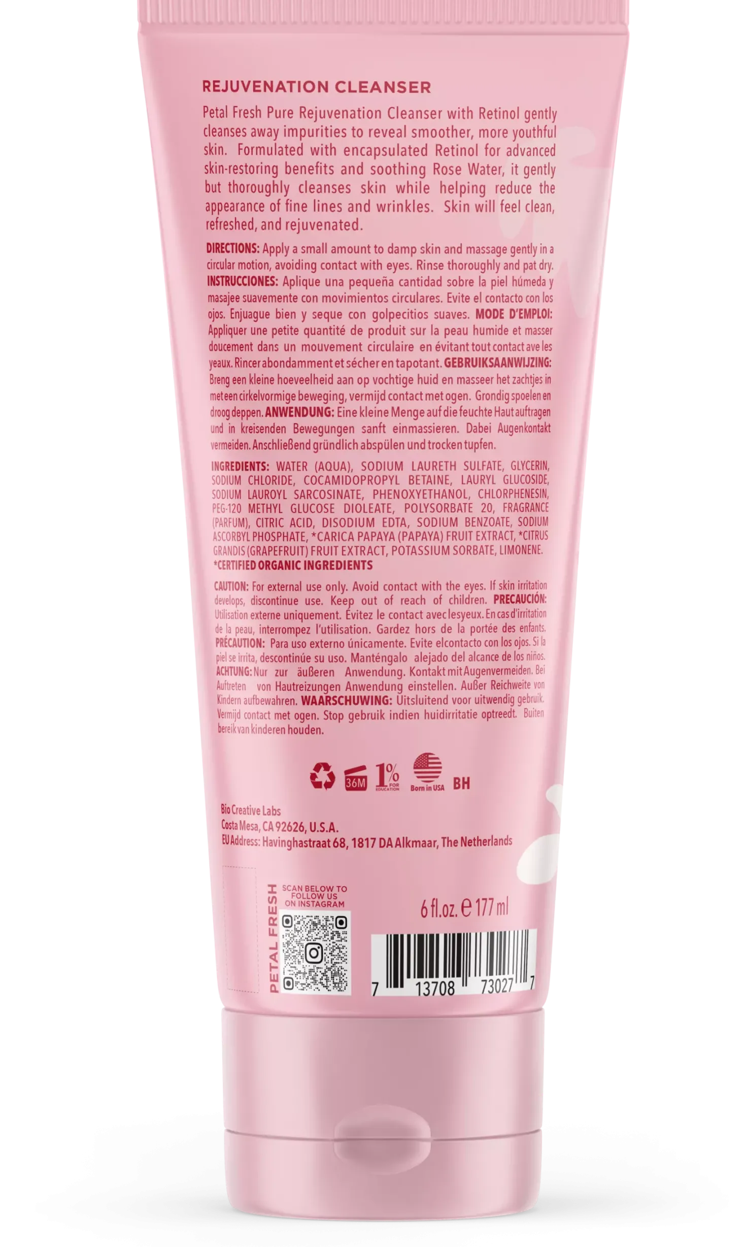Petal FreshPure Rejuvenation Cleanser 177 ml