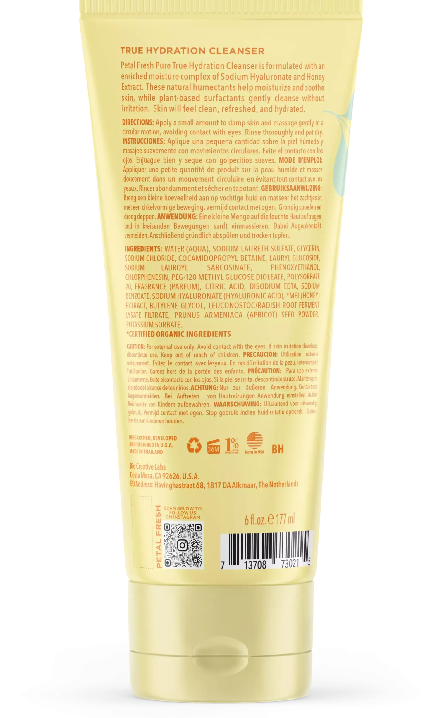 Petal FreshPure True Hydration Cleanser 177 ml