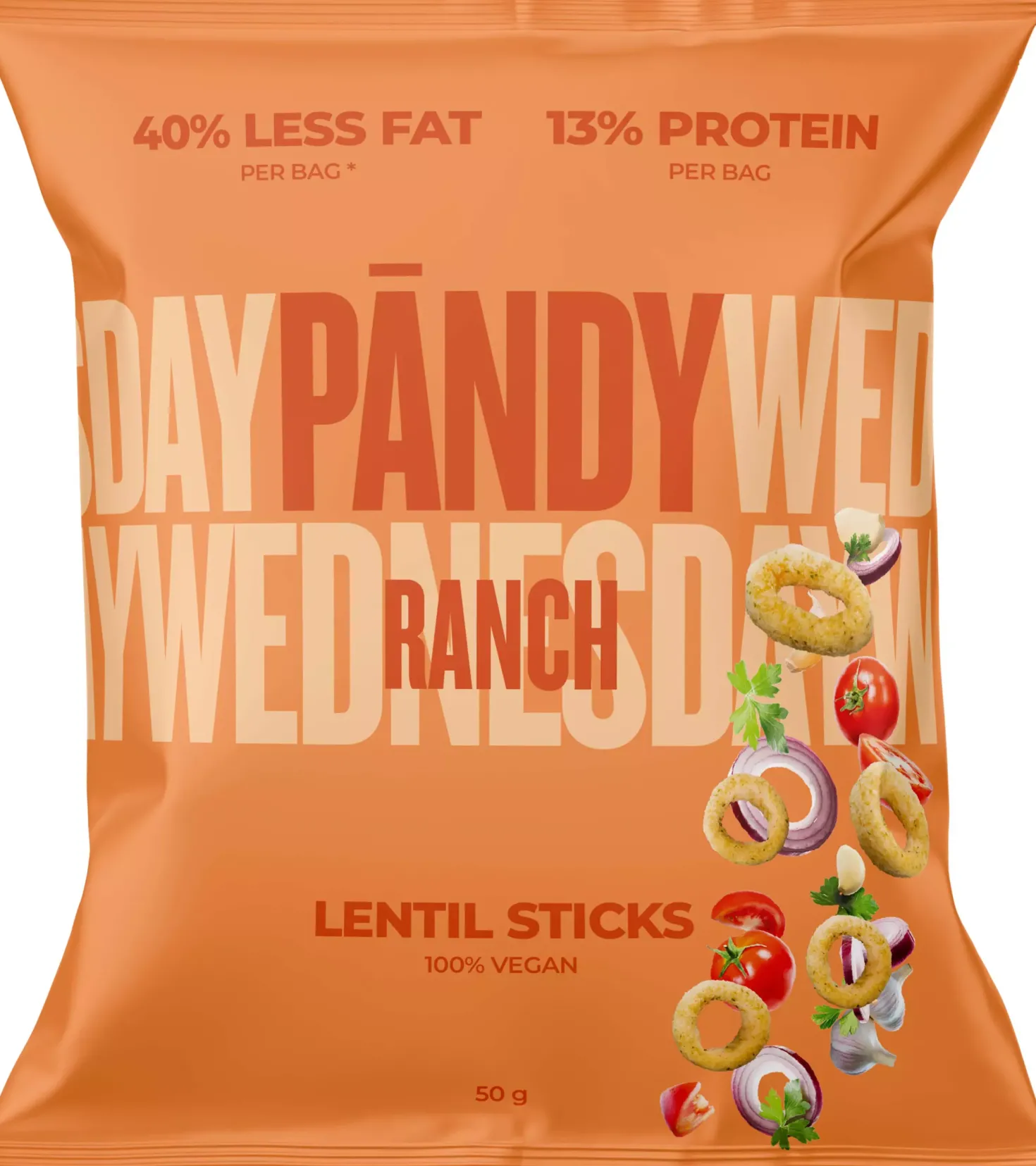 Pändy Lentil Rings Ranch 50 g