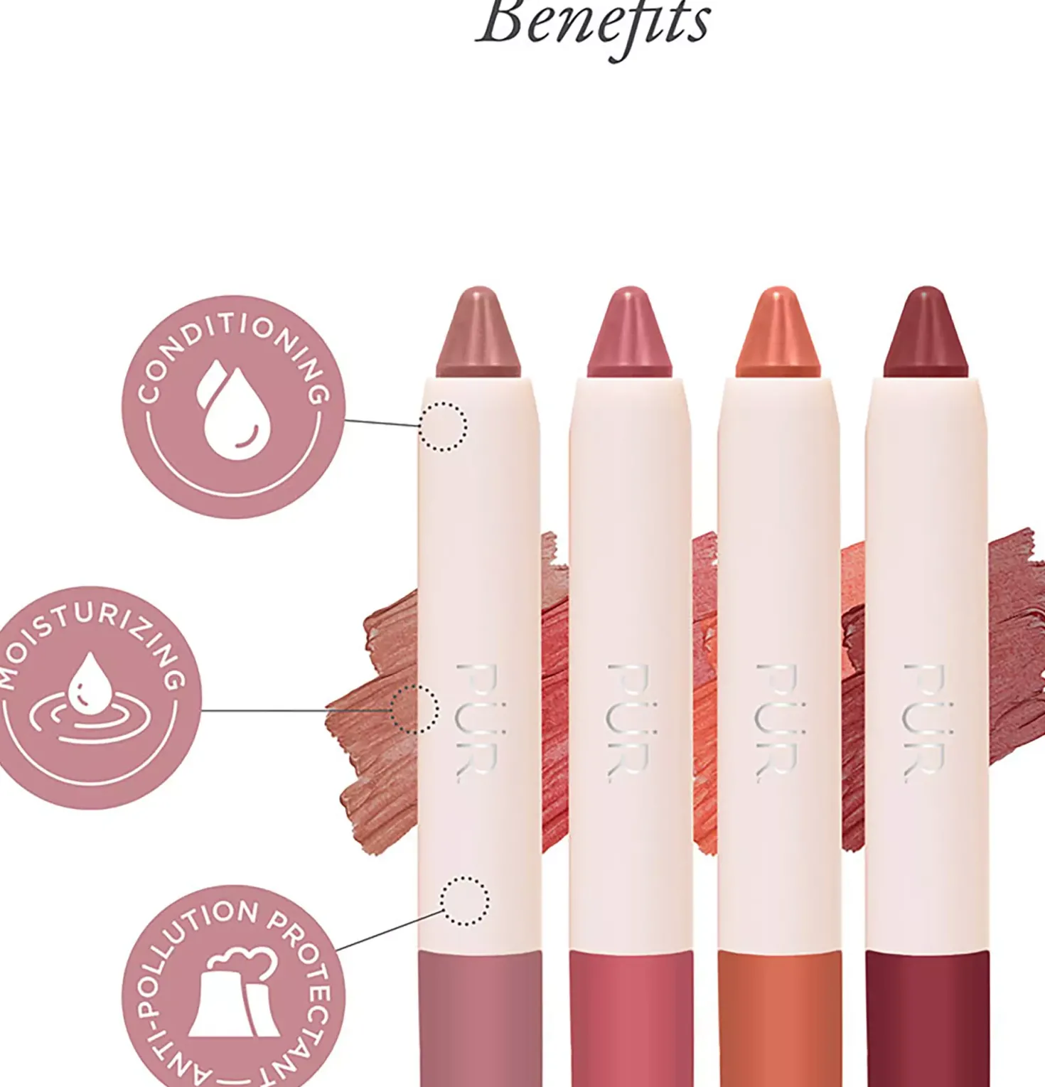 PÜR Cosmetics Silky Pout Creamy Lip Chubby Blushing Rosé