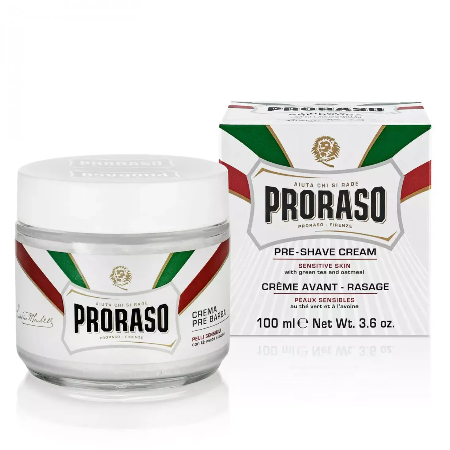 ProrasoSensitive Green Tea pre-shave cream 100 ml
