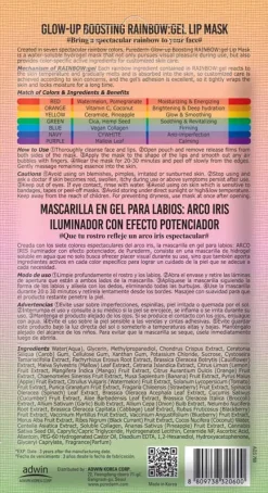 Purederm Glow Up Boosting RAINBOW:gel Lip Mask 2 g