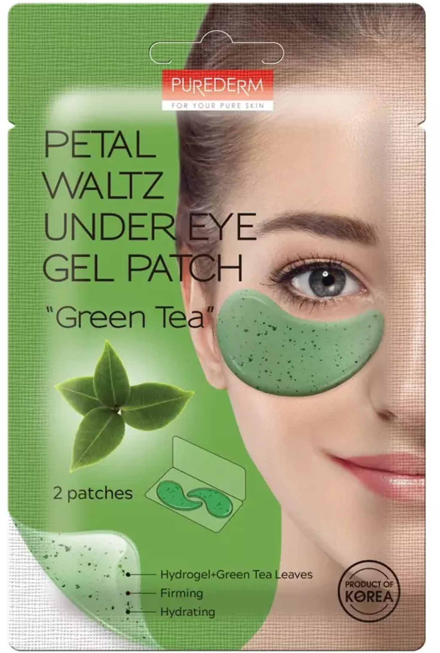Purederm Petal Waltz Under Eye Gel Patch "Green Tea" 7 g
