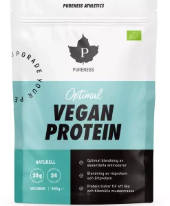 Pureness Athletics Optimal Vegan Protein Ekologisk Naturell 600 g