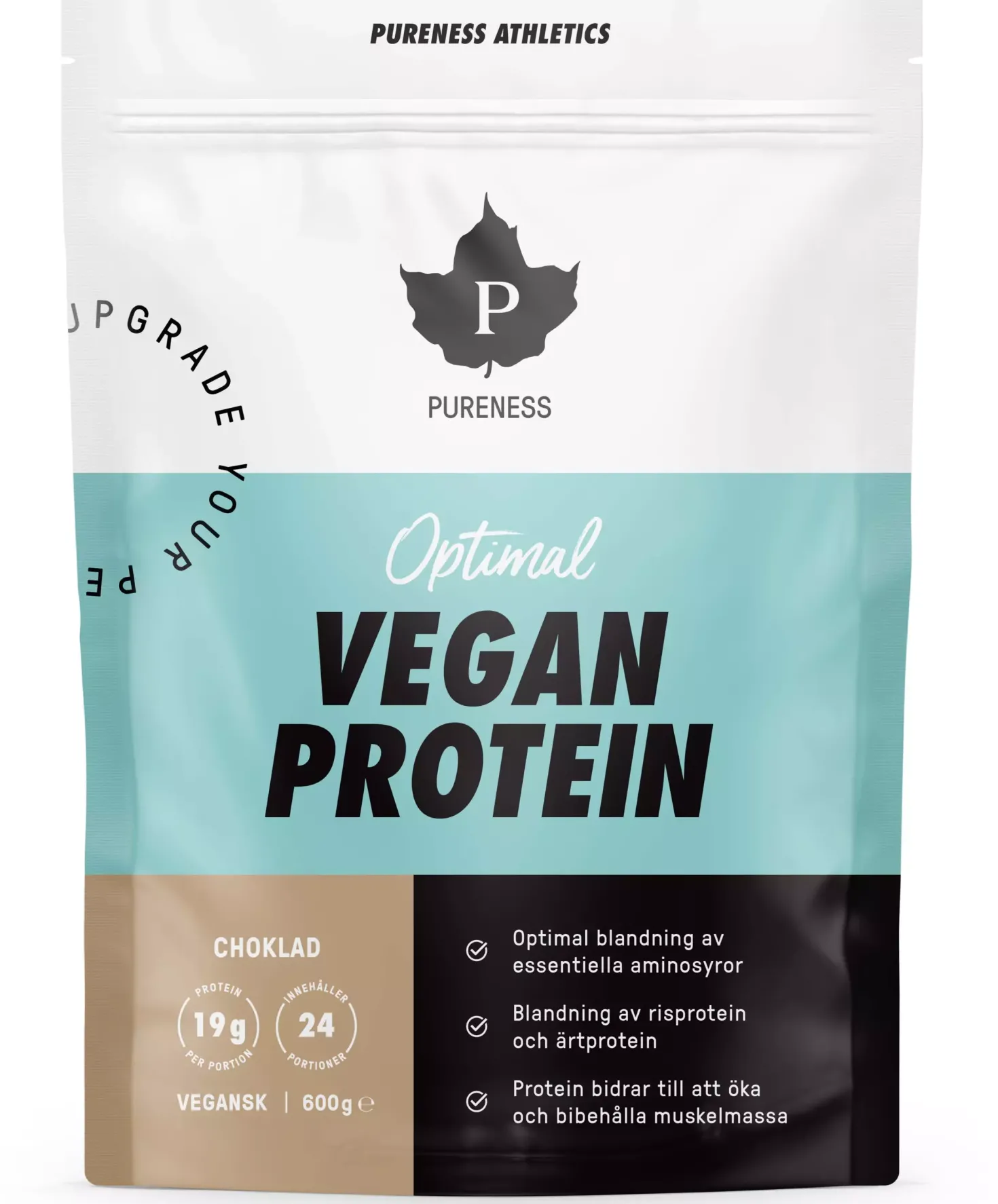 Pureness Athletics Optimal Vegan Protein Choklad 600 g