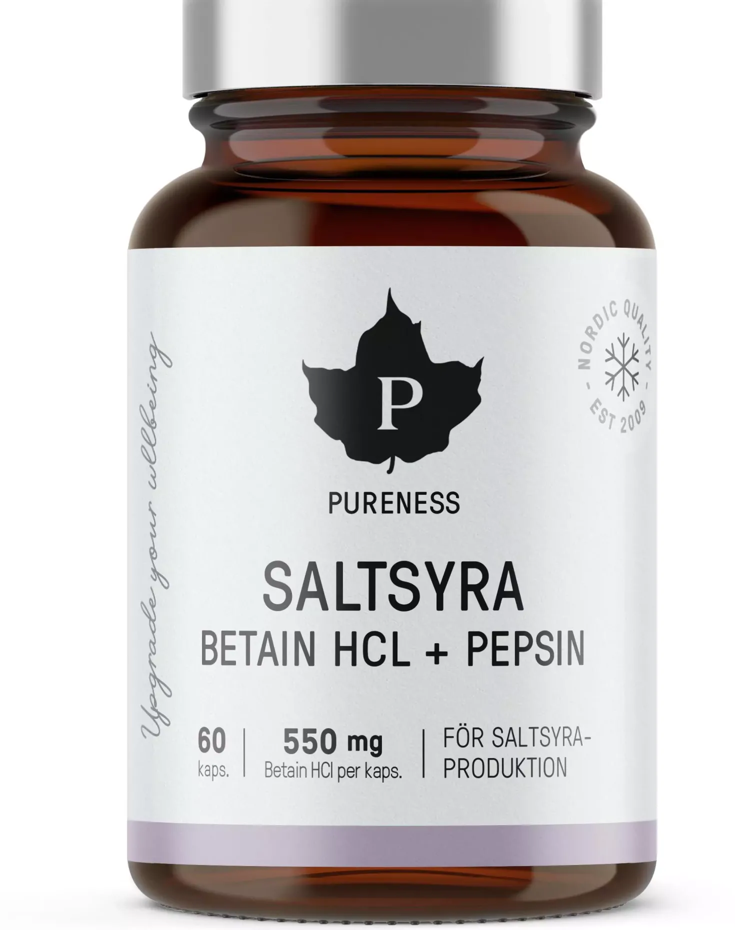 Pureness Beteine HCL -saltsyra 60 stk