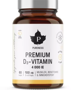 Pureness Premium D-Vitamin - 120 stk