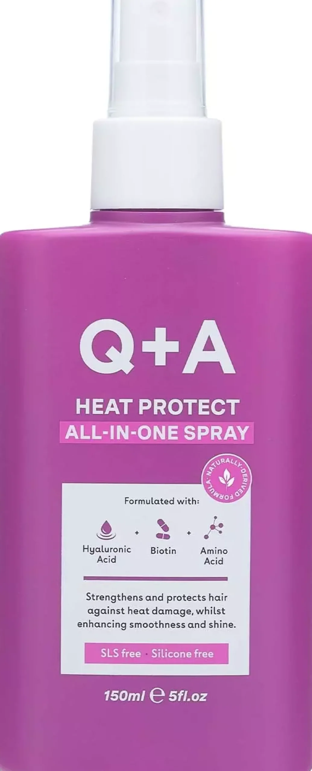 Q+A Heat Protect Hair Mist 150 ml