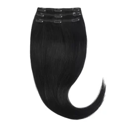 Rapunzel of Sweden Classic Clip-ins Straight / Light Volume / 3 pieces 60 cm 1.0 Black