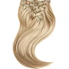 Rapunzel of Sweden Classic Clip-ins Straight / Medium Volume / 7 pieces 40 cm M7.3/10.8 Cendre Ash Blonde Mix