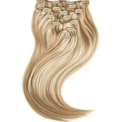 Rapunzel of Sweden Classic Clip-ins Straight / Medium Volume / 7 pieces 40 cm M7.3/10.8 Cendre Ash Blonde Mix