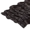 Rapunzel of Sweden Classic Clip-ins Beach Wave / Medium Volume / 7 pieces 60 cm 1.2 Black Brown