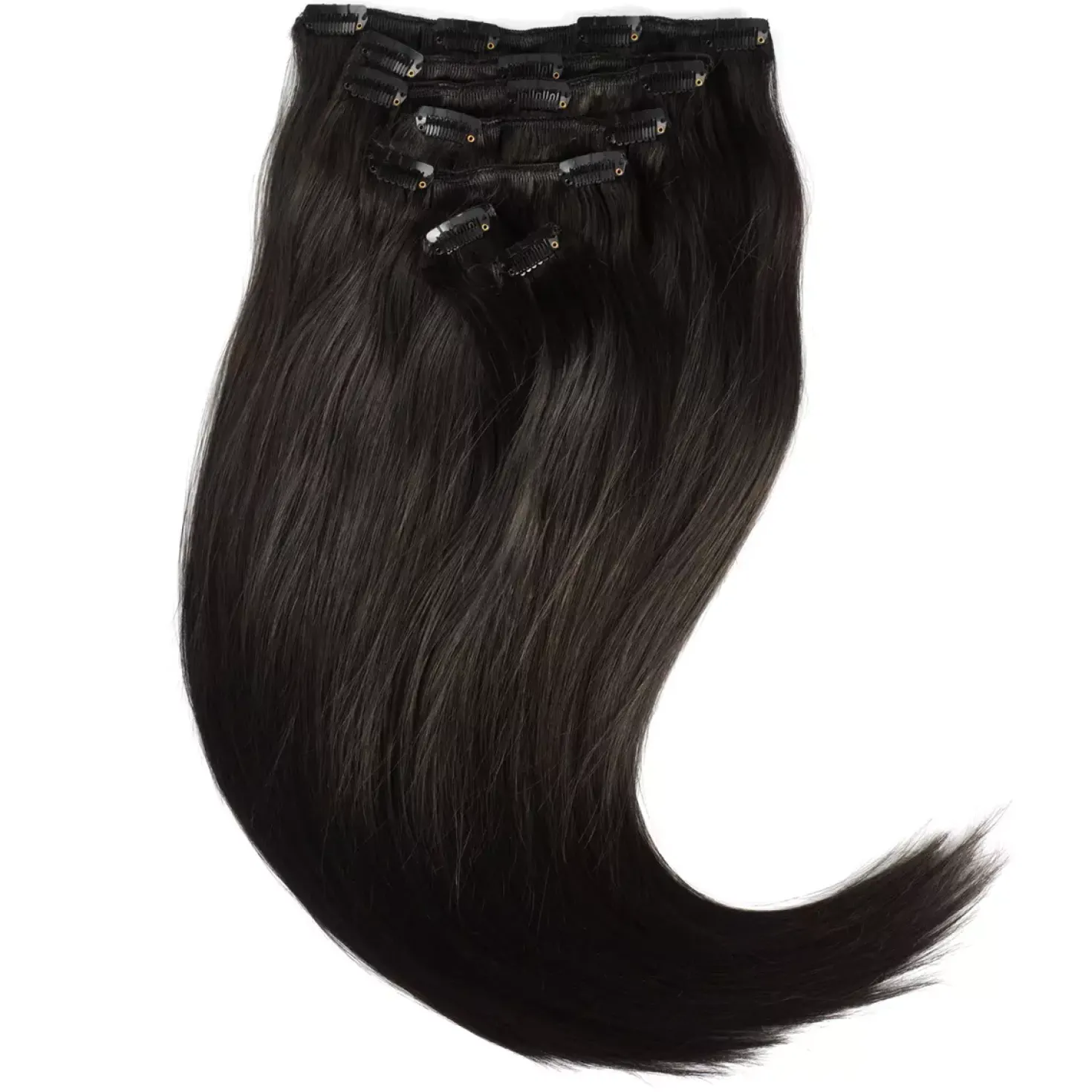Rapunzel of Sweden Classic Clip-ins Straight / Medium Volume / 7 pieces60 cm 10.10 Platinum Blonde