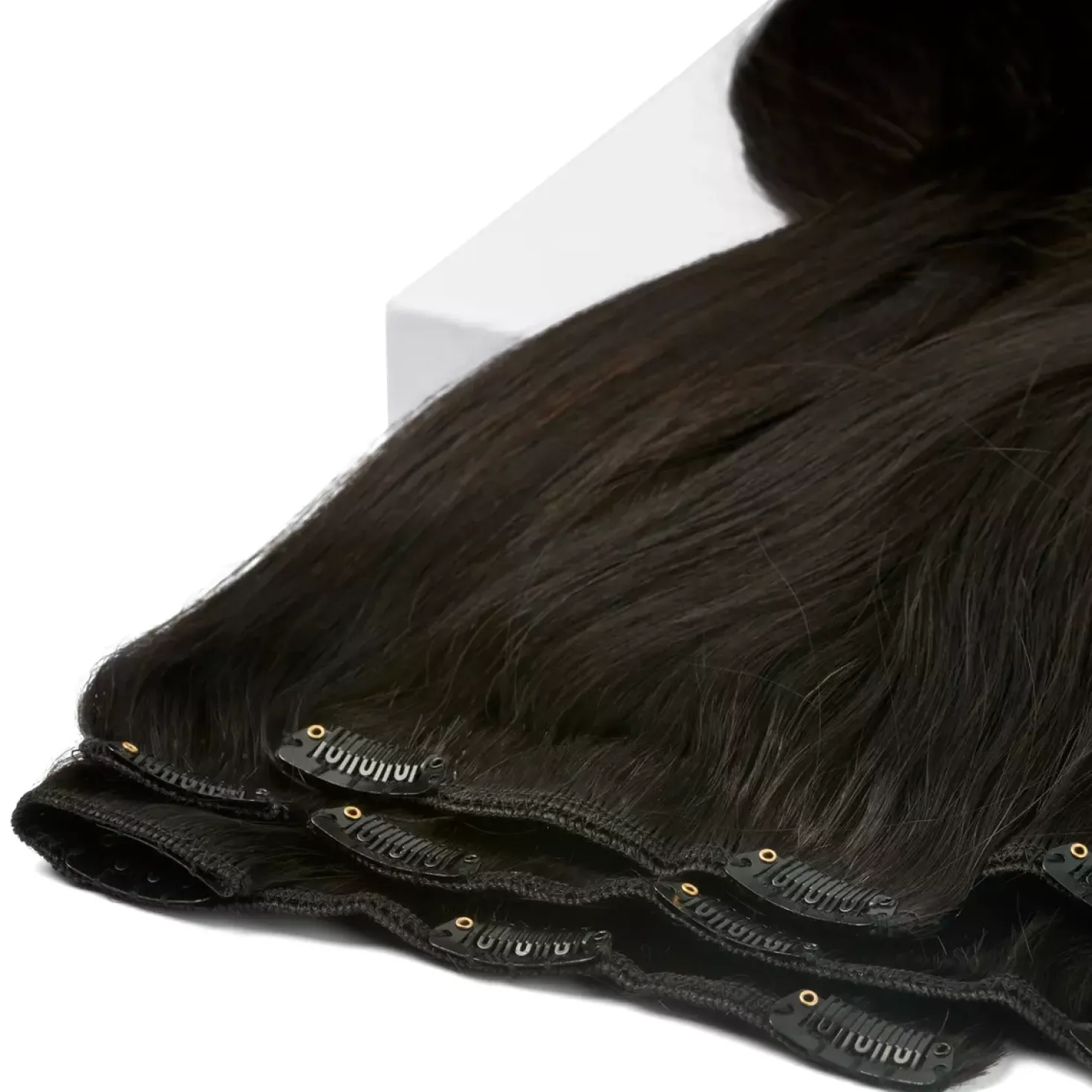 Rapunzel of Sweden Classic Clip-ins Straight / Medium Volume / 7 pieces60 cm 10.10 Platinum Blonde
