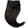 Rapunzel of Sweden Classic Clip-ins Straight / Medium Volume / 7 pieces 40 cm 1.2 Black Brown