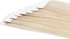 Rapunzel of Sweden Premium Tape Extensions Straight / Classic Tape 4 cm / 8 pieces 50 cm Brownish Blonde Balayage B5.0/8.4
