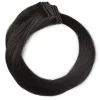Rapunzel of Sweden Premium Tape Extensions Straight / Seamless Tape 4 cm / 8 pieces 50 cm 1.0 Black