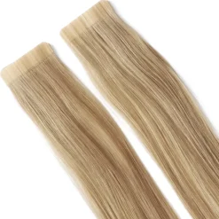 Rapunzel of Sweden Premium Tape Extensions Straight / Classic Tape 4 cm / 8 pieces 50 cm 1.2 Black Brown