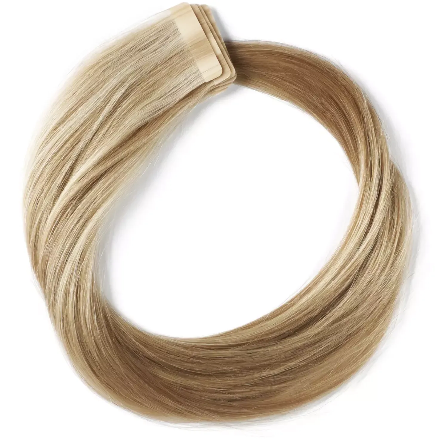Rapunzel of Sweden Premium Tape Extensions Straight / Classic Tape 4 cm / 8 pieces 50 cm 1.2 Black Brown