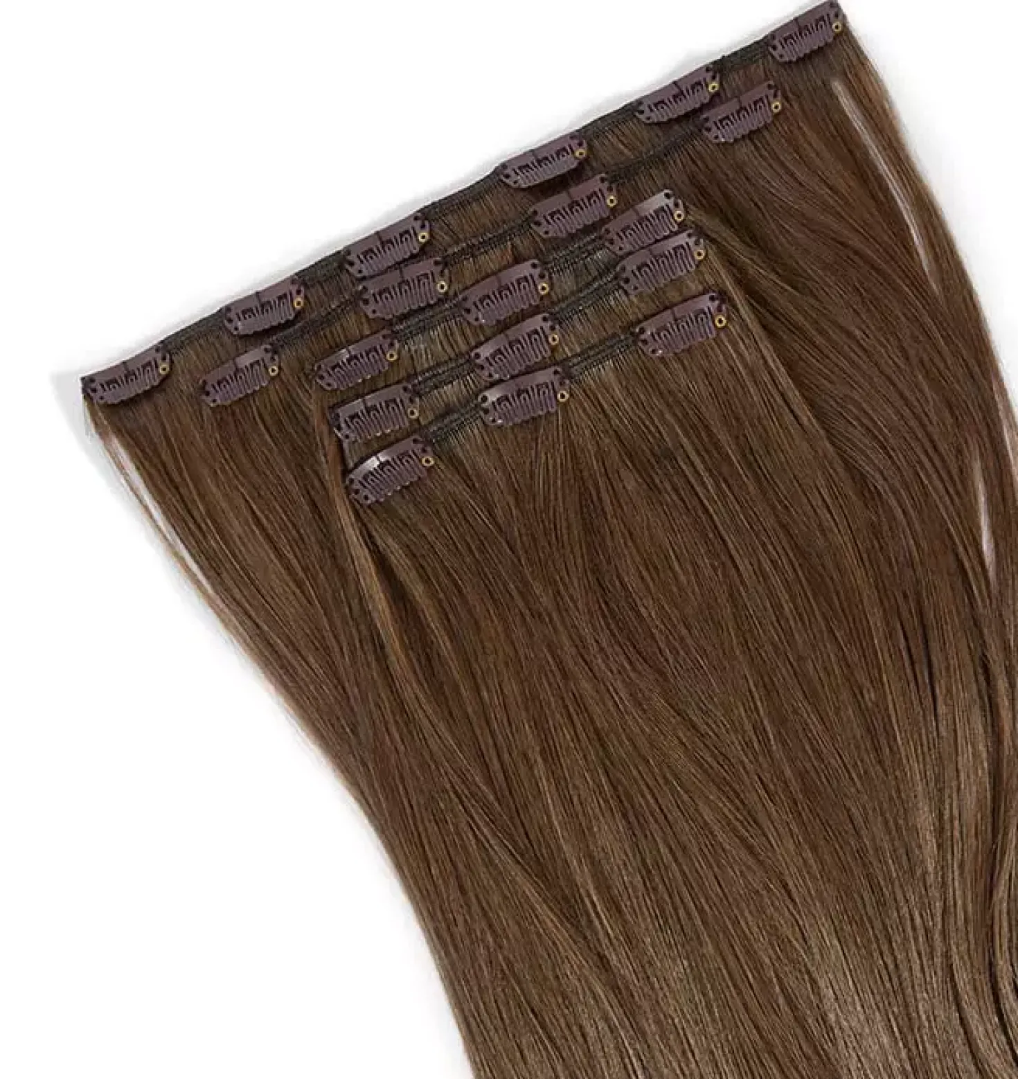Rapunzel of Sweden Vegan Clip-ins Straight / Medium Volume / 5 pieces 50 cm 10.10 Platinum Blonde