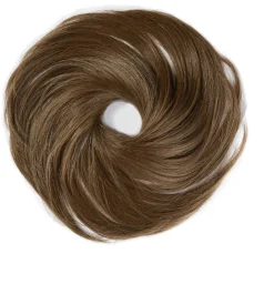 Rapunzel of Sweden Vegan Hair Scrunchie 20 cm Brown Ash Blonde Balayage B5.1/7.4