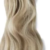 Rapunzel of Sweden Vegan Ponytail Beach Wave / Clip-in / Medium Volume 40 cm Brown Ash Blonde Balayage B5.1/7.4