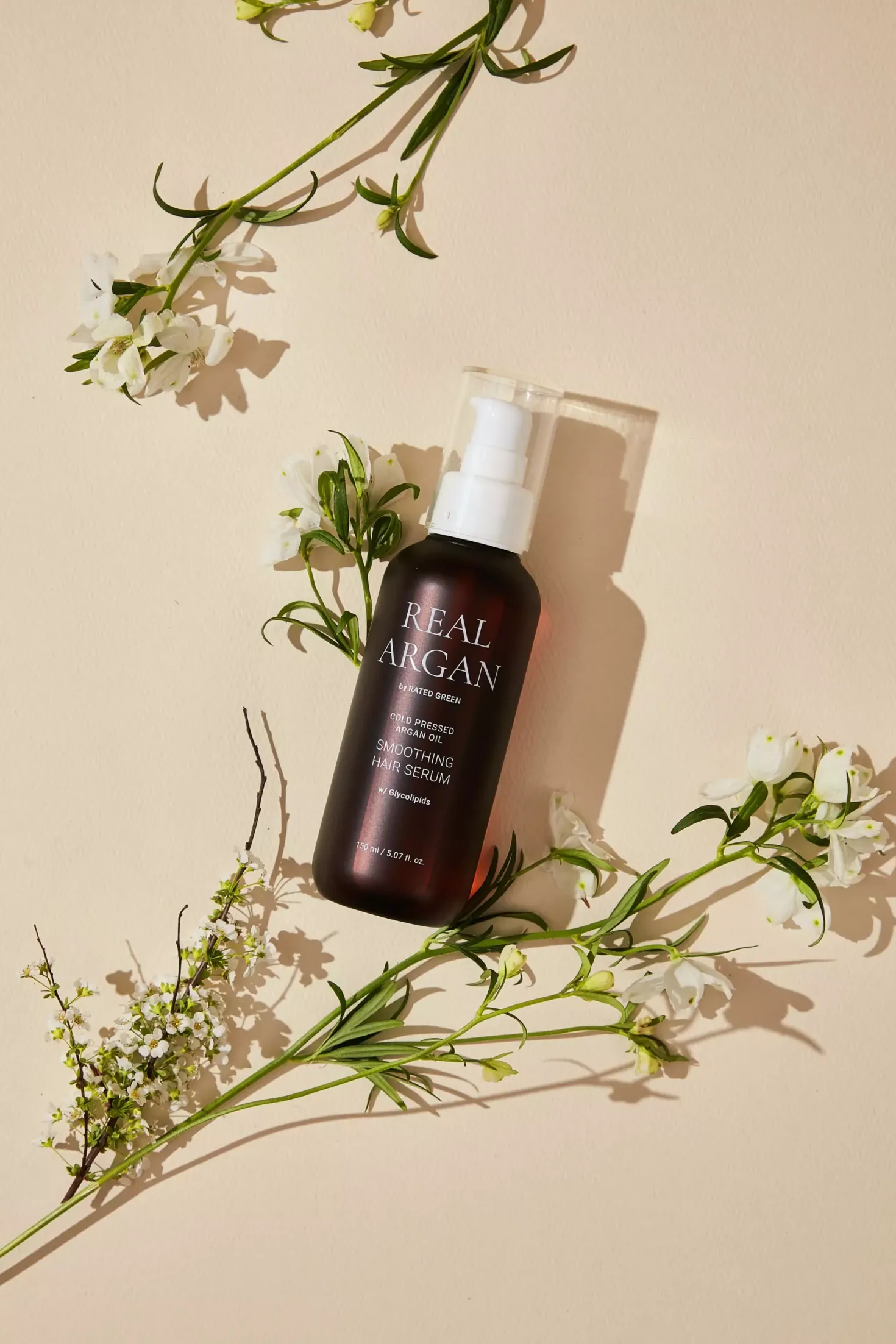 Rated Green Real Argan Cold Pressed Argan Oil Smoothing Hair Serum 150 ml