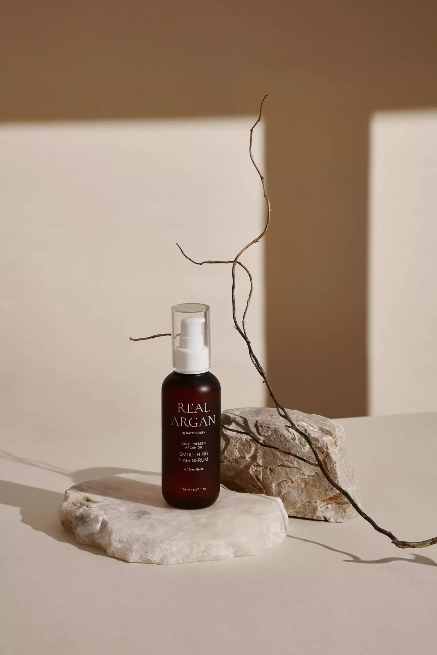 Rated Green Real Argan Cold Pressed Argan Oil Smoothing Hair Serum 150 ml