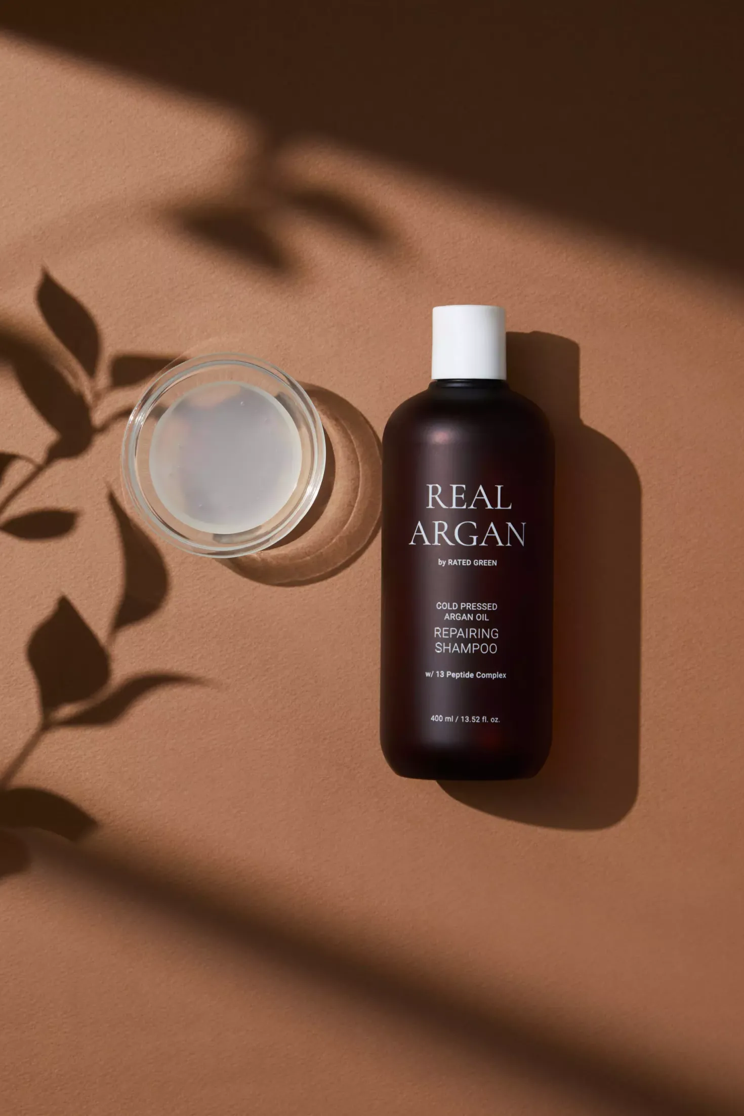 Rated GreenReal Argan Cold Pressed Argan Oil Repairing Shampoo 400 ml