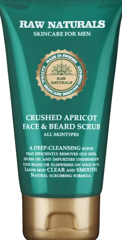 Raw Naturals Crushed Apricot Face & Beard Scrub