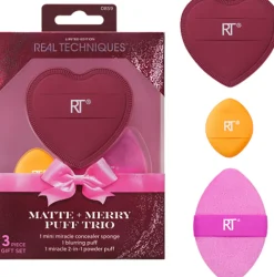 Real Techniques Matte + Merry Puff Trio