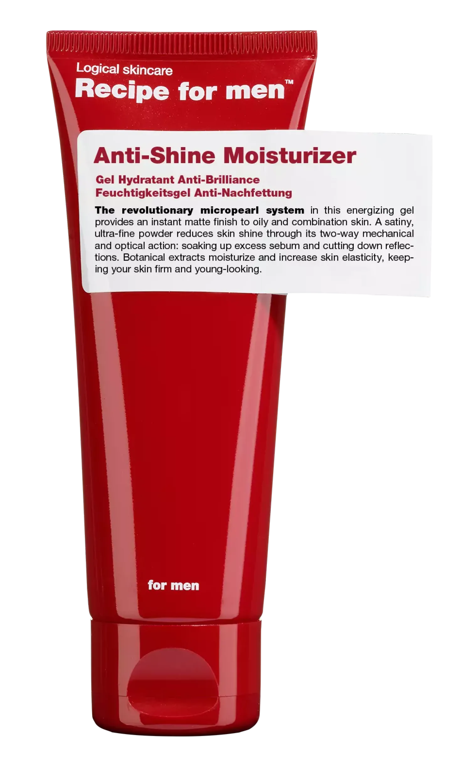 Recipe for men Anti-Shine Moisturizer 75 ml