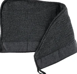 RentoKenno Hair towel 30x72 cm Black/Grey