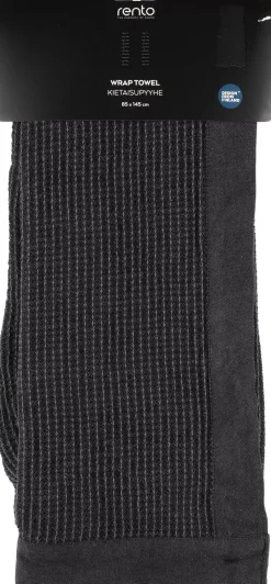RentoKenno Sarong 85x145 cm Black/Grey