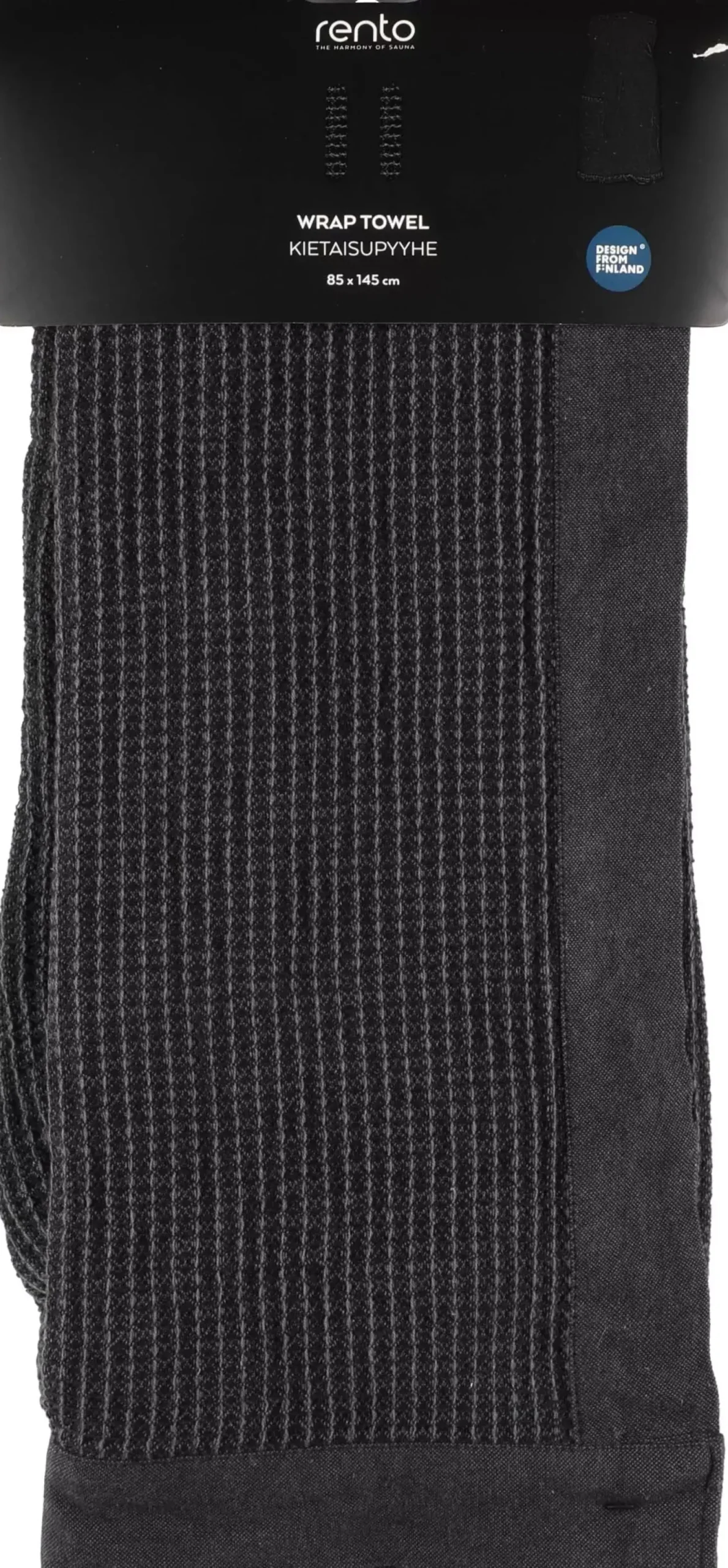 RentoKenno Sarong 85x145 cm Black/Grey