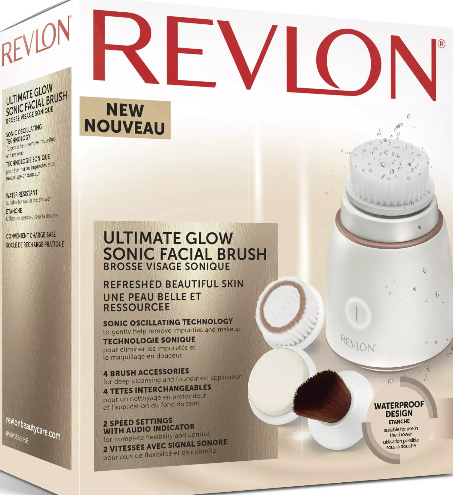 Revlon Tools Revlon Ultimate Glow Clean and Make up Sonic Facial Brush