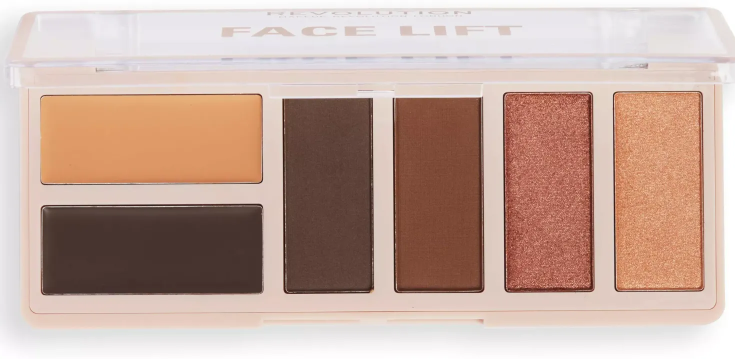 Revolution Beauty London Face Lift Palette Tan to Deep 10 g
