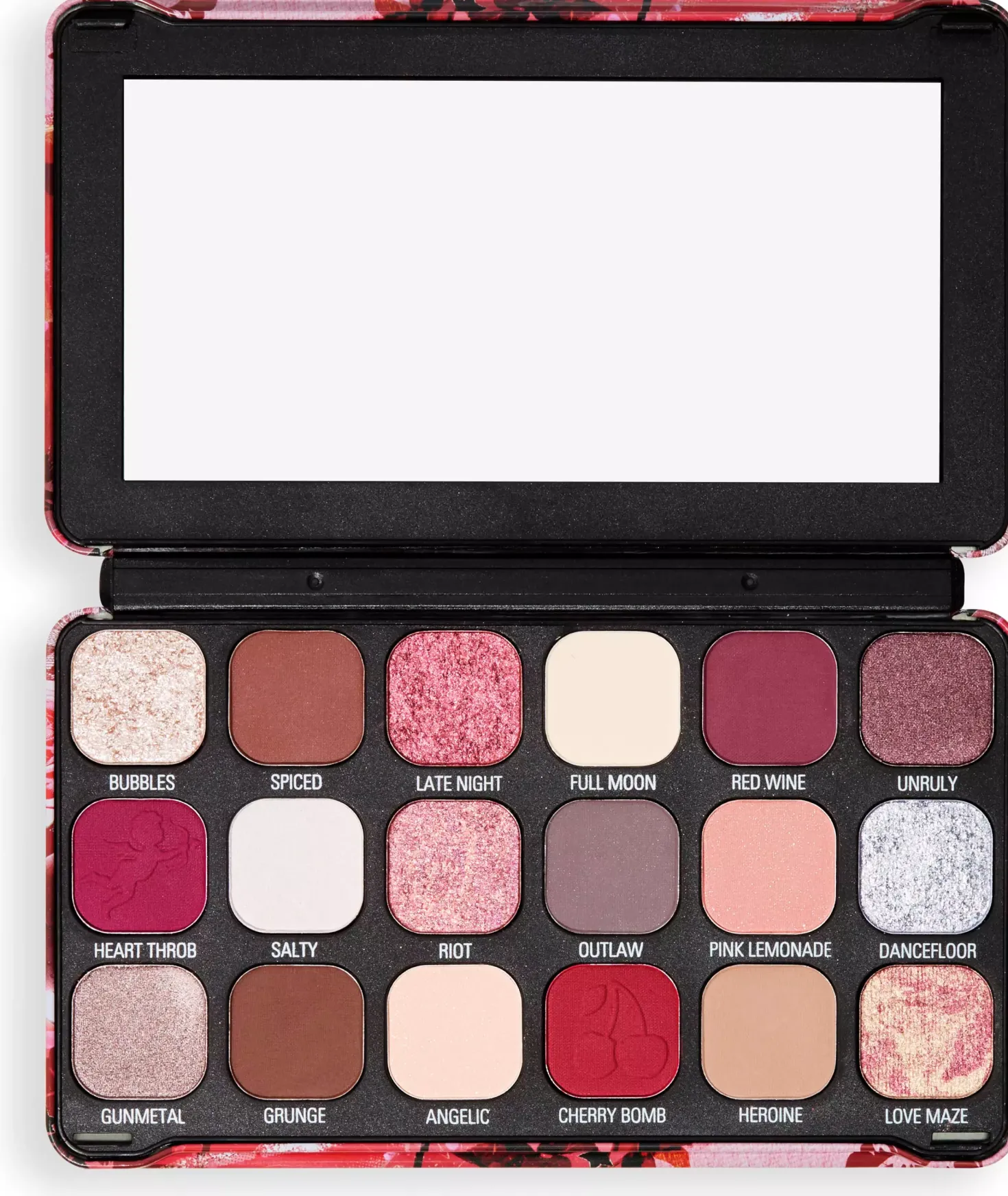Revolution Beauty London Forever Flawless Palette Cherry Rebel Red