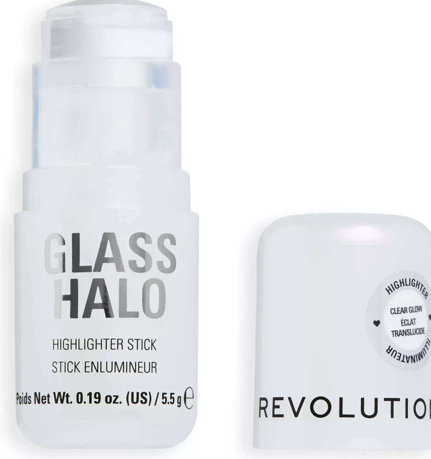 Revolution Beauty London Glass Halo Highlighter Stick Rose Glow