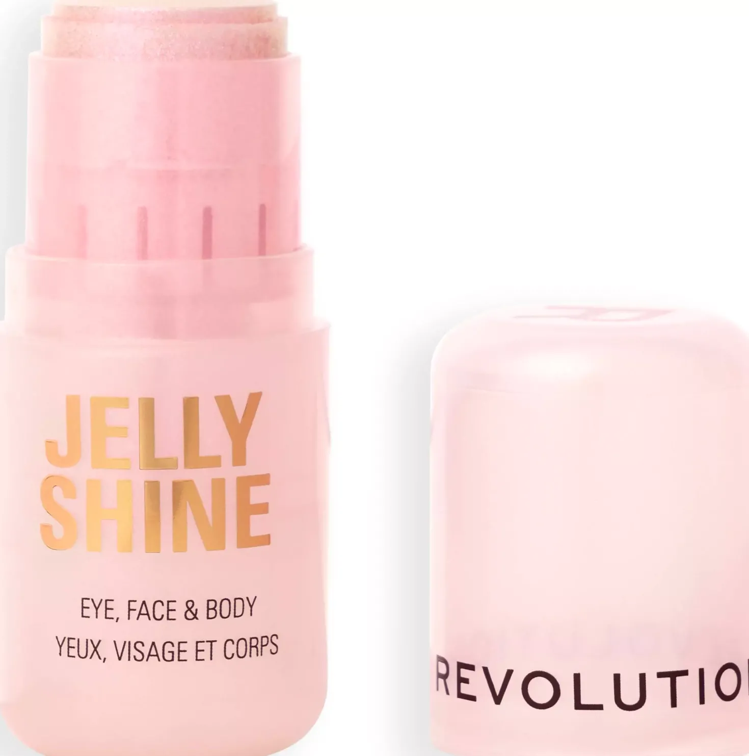 Revolution Beauty London Jelly Shine Shadow and Highlight Stick Ethereal Pink